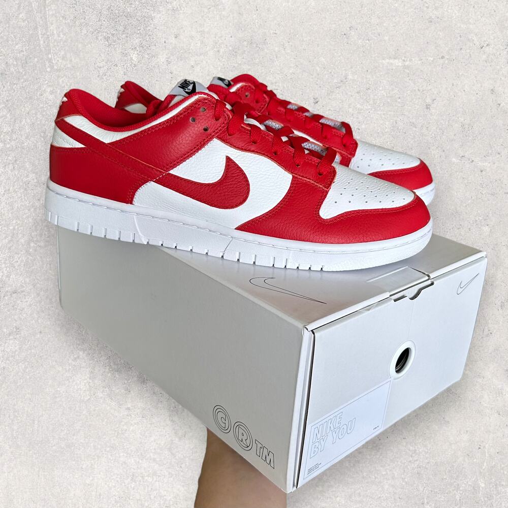 Vintage Y2K Nike Dunk Size 11 Low University Red White New with Box Skate Shoe - Picture 8 of 8